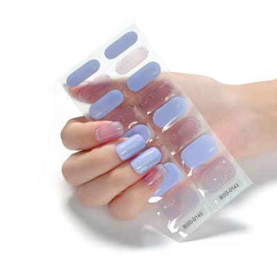 China Factory Price Eco-friendly Wholesale Waterproof UV Gel Nail Strips Manufacturer From China for sale