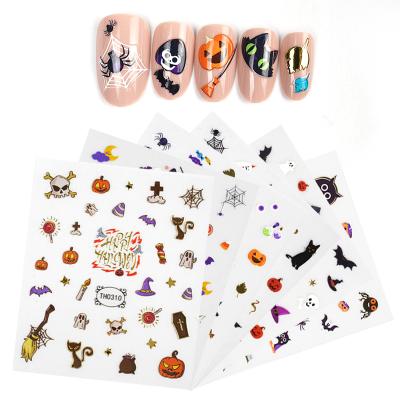 China Newest Factory Price Eco-friendly Material Fast Shipping Waterproof Halloween Nail Decals Manufacturer In China for sale