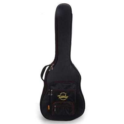 China 2019 New Design Easy Care Embroidery Logo Waterproof High Quality Custom 39' 40' 41' Acoustic Guitar Bass Guitar Gig Case Bag for sale