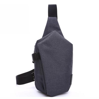 China 2019 Men's Boy's Sports Waterproof Mini Sling Chest Bag Anti-theft Anti-theft Pocket Crossbody Bags Single Shoulder Bag for sale