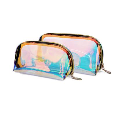 China Fashion Women Waterproof Holographic Cosmetic Bag, Clear Makeup Bag, Travel Wash Bag for sale