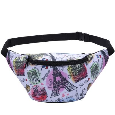 China Custom Full Print Waist Bag Custom Made Waist Bag, 2020 Women Waist Bag Nylon Waist Pouch Bag for sale