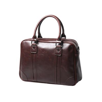 China Businessbag Fashion Briefcase Custom Leather , Men Laptop Briefcase Bag Shoulder Bags for sale