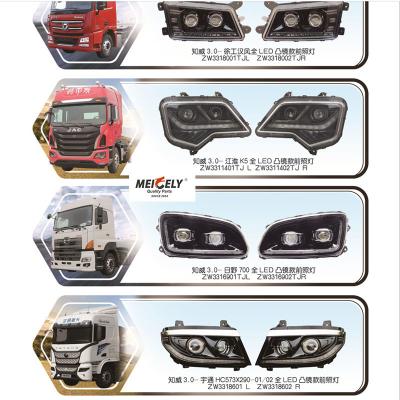 China New Type Full LED Headlight For JAC K5 Hino 700 Yutong Heavy Trucks for sale