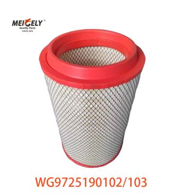 China Air Filter Core WG9725190102 For SINOTRUK HOWO WG9725190103 for sale