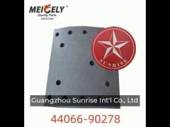 44066-90278 brake lining 44066-z5001 standard type for trucks dongfeng