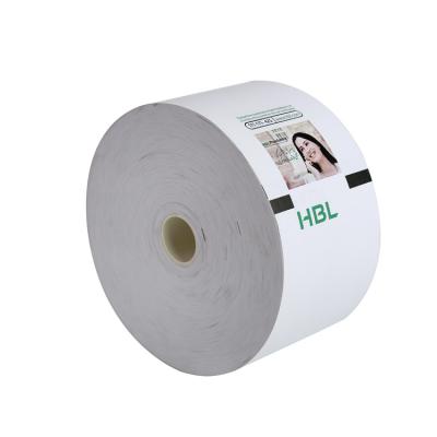 China All types of ATM machine 80*80mm cash register paper roll receipt thermal paper for ATM machine for sale