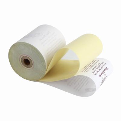 China 2 Position/Atmosphere Machine Paper Maker NCR Rolls 76mmx70mm Carbonless Paper Fold Rolls for sale