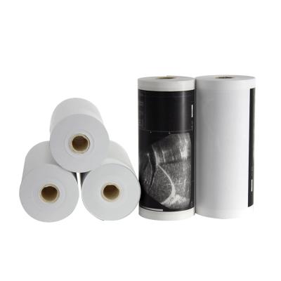 China 110mm x 20m Thermal White Paper Paper For Ultrasound Printer Custom 50-150mm for sale