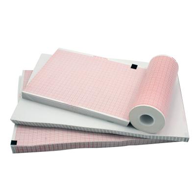 China Low MOQ sheets medical paper ecg rolls 215mm*20m 215x20mm for sale