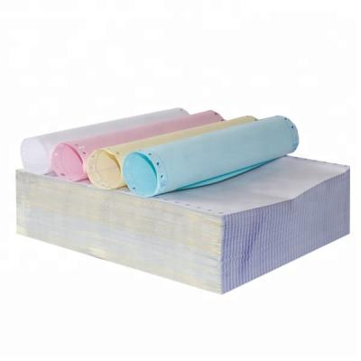 China Wholesale 9.5x5.5 4 Ply Dot Printers Desktop Multi Yarn Continuous Printing Paper for sale