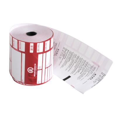 China For Parking Lot Preprinted Thermal Paper Roll For ATM Bank Receipt Thermal Ticket for sale