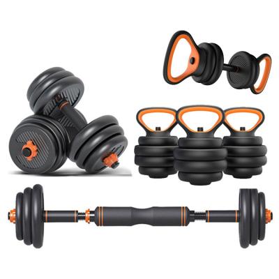 China Modern Modern Home Gym Weightlifting Fitness Equipments Home Mancuernas Dumbbells Set Adjustable Barbell Kettlebell for sale