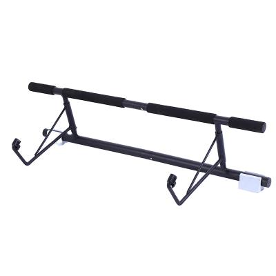 China Home Home Use Use Foldable No Screws Chin Up Bar Angled Grip Home Gym Exercise Equipment Pull Up Bar For Door With Anti-Slip Foam for sale