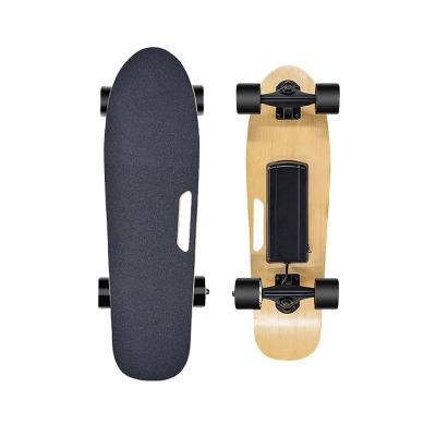 China Max Speed ​​Fish Wheel Drive 4 Wire Factory Price Factory Price Customizable Black Wood Electric Skateboard Board For Adults Boys for sale