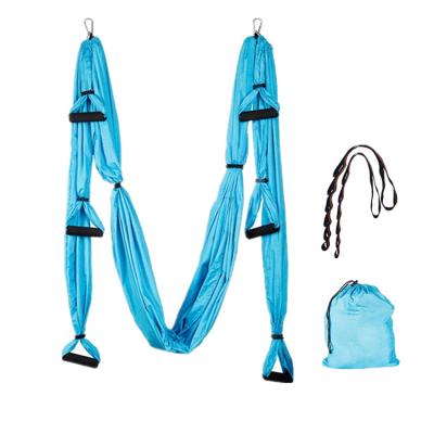 China Adult High Quality Aerial Hammock Kit Adult High Quality Trapeze Swing Sling Inversion Dance Cloth Hair Yoga Set for sale