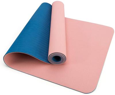 China Hot Yoga Pilates Yoga Pilates Hot Yoga Pilates Personalized New Design Fitness Exercise Travel Foldablem Wholesale Custom Washable Tape Yoga Mat for sale