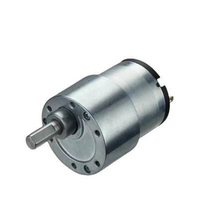 China Factory Supply Direct 12V Metal Cog Gearbox Totally Enclosed Gears Bike Brushed High Torque DC Motor for sale