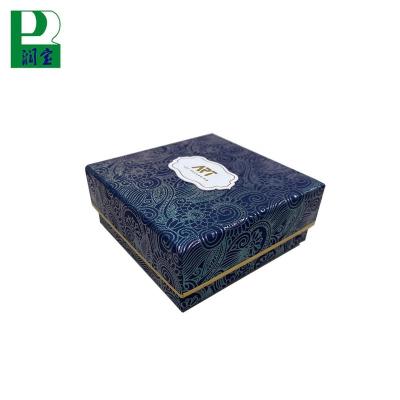 China Handmade Jewelry Flora Holographic Aluminum Foil Box Plaque With Hot Stamping Customized Logo for sale