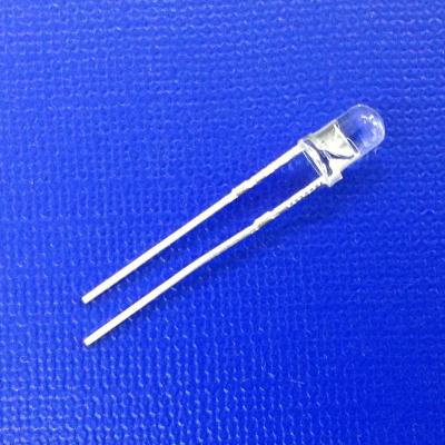 China 0.2W Super Bright Yellow Color 590-595nm Dip LED Diode T1 Round Head Lighting 3mm 3mm Rohs Certificated 15000mcd for sale