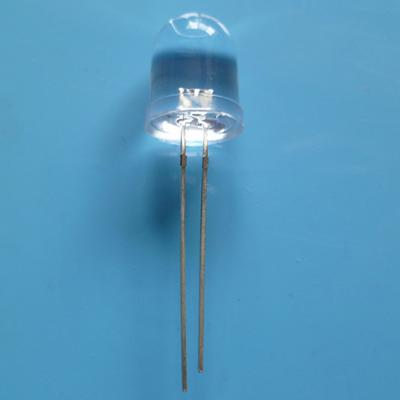 China 9000-12000mcd Ultra Bright Immersion F8 LED White 7000-9000K Round 30deg Transparent Head Through Hole 8mm LED Diode 8mm for sale