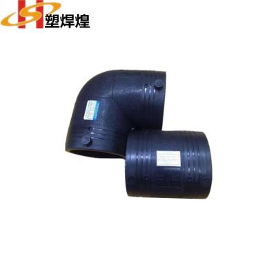 China Black plastic pipe fused fitting for pipe connection equal for sale