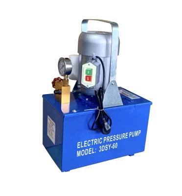 China Electric Water Pressure Tester Water Pipeline Pressure Motor Test Pump For Pipe Pressure Test Tool DSY-25 for sale