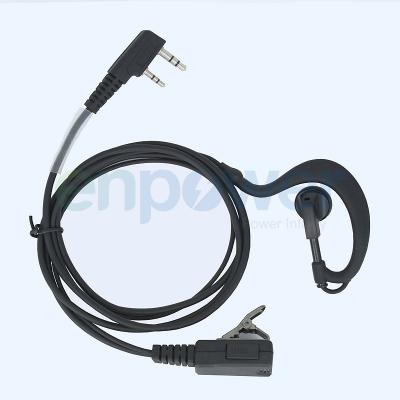 China In-ear two way radio earhook with metal clip for Kenwood TK270 TK3207 for sale