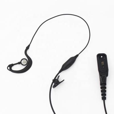 China In-ear line one earhook two way radio headset for Motorola Mototrbo DP3600 XIRP6600 XPR6300 for sale