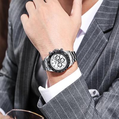 China Automatic Date Ready To Ship Low MOQ Mechanical Watches Watch Stainless Steel Strap Watches Men Wrist for sale