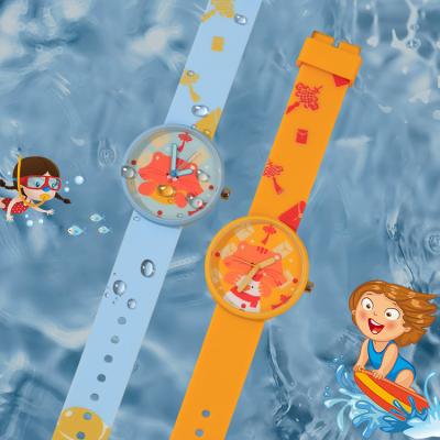 China New Year Fashion Design Tiger Pattern Kids Quartz Watches 30M Waterproof Quartz Wristwatches for Children for sale