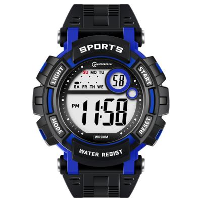 China Factory price alarm MINGRUI 8102G multifunction clear display watch cool digital watch sports watches for men for sale