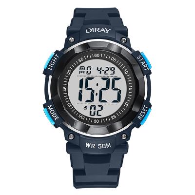 China Reloj Digital DIRAY Watch Mens Sports Watch Wrist Design Clean Alarm Digital Watch Men Wrist Watch for sale