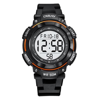 China Alarm Digital Wristwatches DIRAY Sports Watch LCD Display Digital Watch For Boy Grill for sale