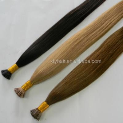 China 1g Silky Straight Wave Keratin By Wick U Tip Hair Extensions Hair Bonded for sale