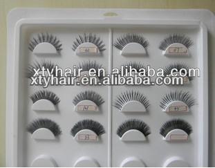 China Hair aliexpress china on line shopping website hair band eyelashes 100% fake remy hair eyelashes for sale