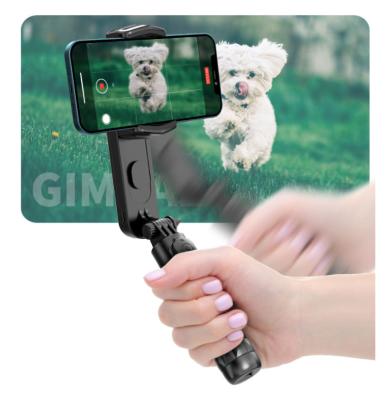 China Folding Q09 Anti-shakeTripod Stabilizer BT Gimbal Stabilizer Single Axis Selfie Stick With Led Fill Light For Iphone/Android/Huawei for sale