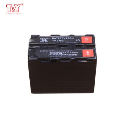 中国 High quality digital camera li ion battery TY F970 battery for sony np-f970 販売のため