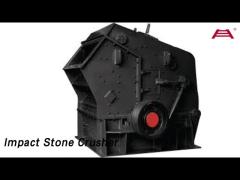 AC Motor Impact Stone Crusher Horizontal Shaft 500tph Strong Rigidness