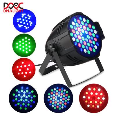 China Wedding Stage DMX 54 x 3w RGB 3 in 1 pair 64 can led light for sale