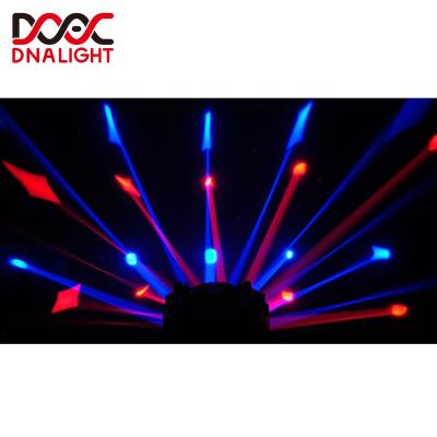 China Hotel DJ Stage Lighting 2X10W LED RGBW 4in1 Led Sharpy Beams Mini Derby Light Price for sale