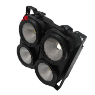 China Sports Stadiums 400W COB Light DMX Control 4X100W LED Blinder LED Matrix Warm White Light for sale