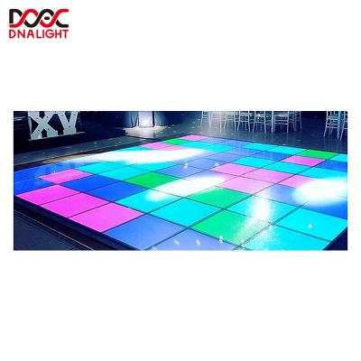 China interactive interactive led dance floor/portable dance floor/sensitive led dance floor for sale