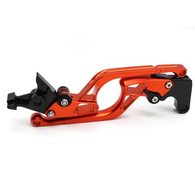 China 2017 Aluminum Alloy Cf FX Motorcycle Color Cnc Motorcycle Part Orange Aluminum Brake Clutch Levers For Yamaha fz 2015 09 for sale