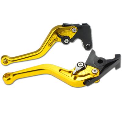 China 2017 FX Aluminum Alloy CNC Racing Motorcycle Part YZF R25 YZF R3 V-MAX Anordized Brake and Clutch Lever Parts Gold Color for sale