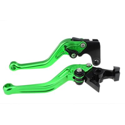 China 2017 Aluminum alloy FX CNC racing RST1000 FUTURA SHIVER GT brake and clutch lever anordized green color motorcycle part for sale