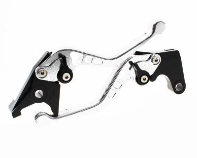 China 2017 Motorcycle Body Kit Motorcycle 3D Short Type 147mm CNC Aluminum Alloy Silver Color Brake Clutch Lever Use On R1200R for sale