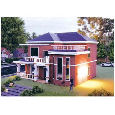 China Modern cheap hot good quality light steel resort villa sale prefab house for sale