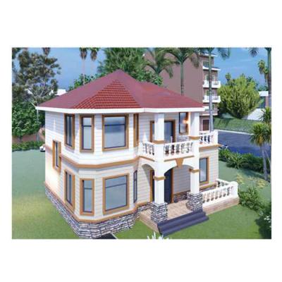 China Good Price Modern Laminate Flooring PVC Carpet Wood Villas Prefab Houses Modern Luxury for sale