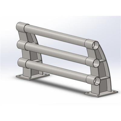 China New Product Innovative Bridge Guardrail Factory Wholesale Easily Assembled Stainless Steel Deck Guardrail for sale